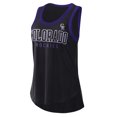 thumbnail image 1 of Women's G-III 4Her by Carl Banks  Black Colorado Rockies Clubhouse Tank Top, 1 of 1