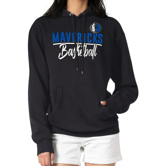 Women's G-III 4Her by Carl Banks Black Dallas Mavericks Graphics Fleece Pullover Hoodie