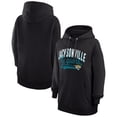 thumbnail image 1 of Women's G-III 4Her by Carl Banks  Black Jacksonville Jaguars Filigree Logo Pullover Hoodie, 1 of 3