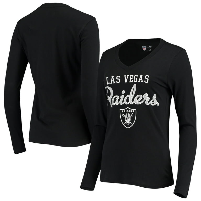Las Vegas Raiders Ladies V-Neck Tee