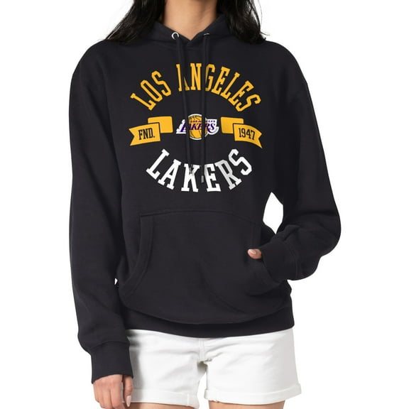 Women's G-III 4Her by Carl Banks  Black Los Angeles Lakers City Pullover Hoodie
