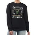 thumbnail image 1 of Women's G-III 4Her by Carl Banks Black Milwaukee Bucks Collage Team Graphic Fleece Pullover Sweatshirt, 1 of 3