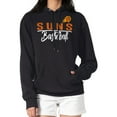 thumbnail image 1 of Women's G-III 4Her by Carl Banks Black Phoenix Suns Graphics Fleece Pullover Hoodie, 1 of 3