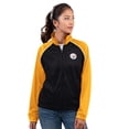 thumbnail image 1 of Women's G-III 4Her by Carl Banks Black Pittsburgh Steelers Replay Full-Zip Track Jacket, 1 of 2