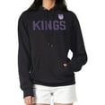thumbnail image 1 of Women's G-III 4Her by Carl Banks  Black Sacramento Kings Dot Print Pullover Hoodie, 1 of 3