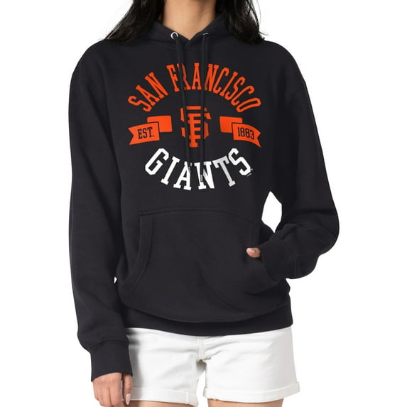 Women's G-III 4Her by Carl Banks Black San Francisco Giants City Graphic Pullover Hoodie