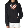 thumbnail image 1 of Women's G-III 4Her by Carl Banks  Black San Francisco Giants Heart Fleece Pullover Hoodie, 1 of 5