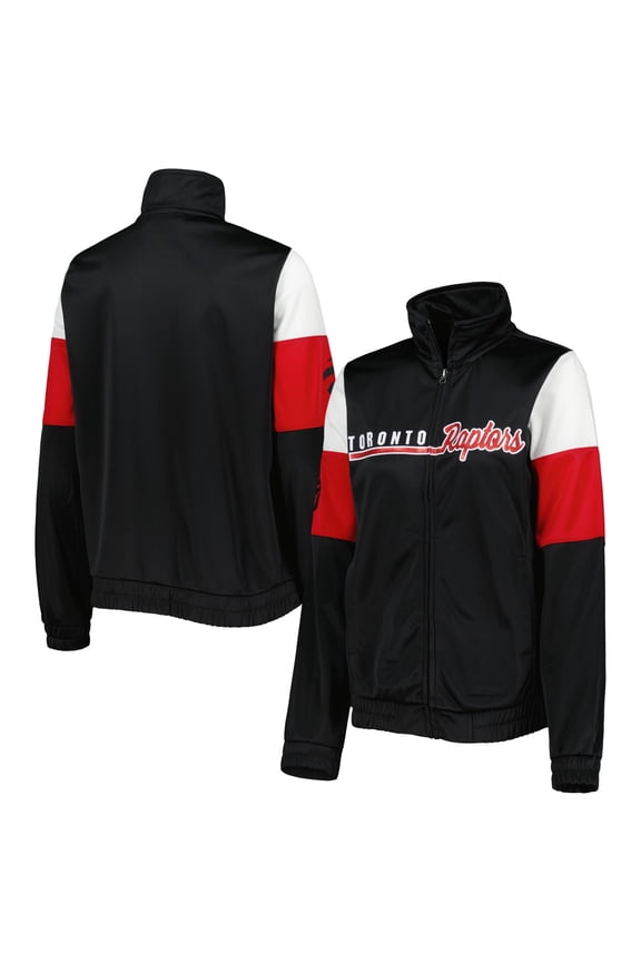 Women's G-III 4Her by Carl Banks Black Toronto Raptors Change Up Full-Zip Track Jacket