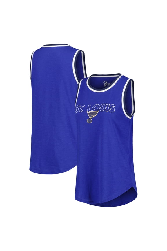 Women's G-III 4Her by Carl Banks Blue St. Louis Blues Strategy Tank Top