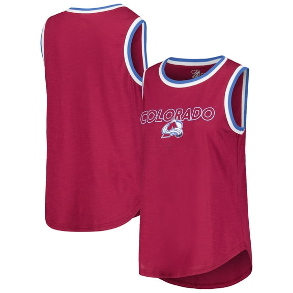 Women's G-III 4Her by Carl Banks Burgundy Colorado Avalanche Strategy Tank Top