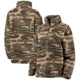 thumbnail image 1 of Women's G-III 4Her by Carl Banks Camo New York Yankees Sherpa Quarter-Zip Jacket, 1 of 4