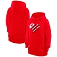 thumbnail image 1 of Women's G-III 4Her by Carl Banks  Cardinal Arizona Cardinals Heart Graphic Fleece Pullover Hoodie, 1 of 3