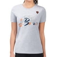 thumbnail image 1 of Women's G-III 4Her by Carl Banks  Gray Chicago Bears Super-Slim Fit Lightweight Shadow Logo T-Shirt, 1 of 3