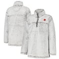 thumbnail image 1 of Women's G-III 4Her by Carl Banks Gray Cleveland Browns Sherpa Full-Zip Jacket, 1 of 3