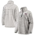 thumbnail image 1 of Women's G-III 4Her by Carl Banks Gray Washington Capitals Sherpa Quarter-Zip Pullover Jacket, 1 of 5