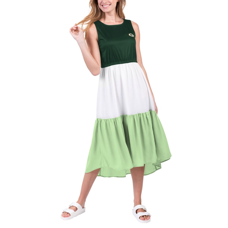 green bay packer dresses for women Women's Green Bay Packers Helmet Oversized Oversized Tee Dress | Black | Size S/M main image 0