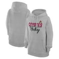 thumbnail image 1 of Women's G-III 4Her by Carl Banks Heather Gray Arizona Coyotes  Team Sport Tri-Blend Fleece Hoodie, 1 of 3
