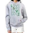thumbnail image 1 of Women's G-III 4Her by Carl Banks  Heather Gray Boston Celtics Basketball Love Fleece Pullover Hoodie, 1 of 3
