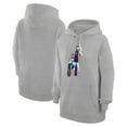 thumbnail image 1 of Women's G-III 4Her by Carl Banks Heather Gray Charlotte Hornets Basketball Girls Fleece Pullover Hoodie, 1 of 3