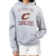 thumbnail image 1 of Women's G-III 4Her by Carl Banks Heather Gray Cleveland Cavaliers Graphic Fleece Pullover Hoodie, 1 of 3