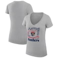 thumbnail image 1 of Women's G-III 4Her by Carl Banks Heather Gray Florida Panthers Super-Slim Fit Lightweight Collage Team Graphic T-Shirt, 1 of 3