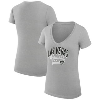 Las Vegas Raiders Pride Graphic T-Shirt - White - Womens