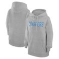 thumbnail image 1 of Women's G-III 4Her by Carl Banks  Heather Gray Los Angeles Chargers Dot Print Pullover Hoodie, 1 of 3