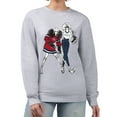 thumbnail image 1 of Women's G-III 4Her by Carl Banks  Heather Gray Montreal Canadiens Hockey Girls Team Graphic Fleece Pullover Sweatshirt, 1 of 3