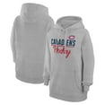 thumbnail image 1 of Women's G-III 4Her by Carl Banks Heather Gray Montreal Canadiens  Team Sport Tri-Blend Fleece Hoodie, 1 of 3