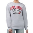 thumbnail image 1 of Women's G-III 4Her by Carl Banks  Heather Gray New Jersey Devils Filigree Team Graphic Fleece Pullover Sweatshirt, 1 of 3