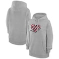 thumbnail image 1 of Women's G-III 4Her by Carl Banks  Heather Gray New Jersey Devils Heart Pullover Hoodie, 1 of 3