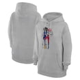 thumbnail image 1 of Women's G-III 4Her by Carl Banks  Heather Gray New York Giants Football Girls Graphic Pullover Hoodie, 1 of 3