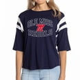 thumbnail image 1 of Women's Navy Ole Miss Rebels Abigail Jersey T-Shirt, 1 of 2