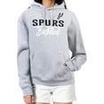 thumbnail image 1 of Women's G-III 4Her by Carl Banks Heather Gray San Antonio Spurs Graphics Fleece Pullover Hoodie, 1 of 3
