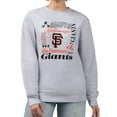 thumbnail image 1 of Women's G-III 4Her by Carl Banks Heather Gray San Francisco Giants Collage Team Graphic Fleece Pullover Hoodie, 1 of 3