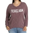 thumbnail image 1 of Women's Maroon Texas A&M Aggies Bailey V-Neck Tri-Blend Tunic, 1 of 2