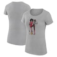 thumbnail image 1 of Women's G-III 4Her by Carl Banks Heather Gray Tampa Bay Buccaneers Football Girls Graphic Fitted T-Shirt, 1 of 3