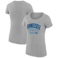 thumbnail image 1 of Women's G-III 4Her by Carl Banks Heather Gray Tennessee Titans Filigree Logo Fitted T-Shirt, 1 of 3