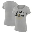 thumbnail image 1 of Women's G-III 4Her by Carl Banks Heather Gray Vegas Golden Knights City Graphic Sport Fitted Crewneck T-Shirt, 1 of 3