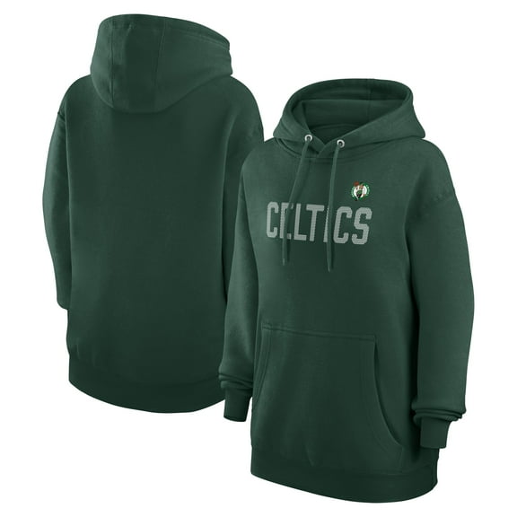 Women's G-III 4Her by Carl Banks  Kelly Green Boston Celtics Dot Print Pullover Hoodie