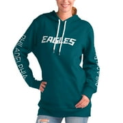 G-III APPAREL Women's G-III 4Her by Carl Banks Midnight Green Philadelphia Eagles Extra Inning Pullover Hoodie