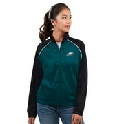 G-III APPAREL Women's G-III 4Her by Carl Banks Midnight Green Philadelphia Eagles Replay Full-Zip Track Jacket