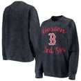 thumbnail image 1 of Women's G-III 4Her by Carl Banks Navy Boston Red Sox Script Comfy Cord Pullover Sweatshirt, 1 of 3