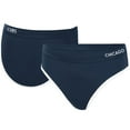 thumbnail image 1 of Women's G-III 4Her by Carl Banks Navy Chicago Cubs Southpaw Bikini Bottom, 1 of 3
