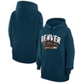 thumbnail image 1 of Women's G-III 4Her by Carl Banks  Navy Denver Broncos Filigree Logo Pullover Hoodie, 1 of 3