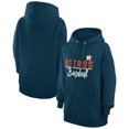 thumbnail image 1 of Women's G-III 4Her by Carl Banks  Navy Houston Astros Team Fleece Pullover Hoodie, 1 of 3