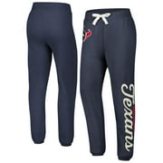 G-III APPAREL Women's G-III 4Her by Carl Banks Navy Houston Texans Scrimmage Fleece Pants