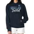 thumbnail image 1 of Women's G-III 4Her by Carl Banks Navy Memphis Grizzlies Graphics Fleece Pullover Hoodie, 1 of 3