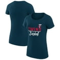 thumbnail image 1 of Women's G-III 4Her by Carl Banks Navy Minnesota Twins Super-Slim Fit Lightweight Team Graphic T-Shirt, 1 of 3