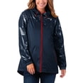 thumbnail image 1 of Women's G-III 4Her by Carl Banks Navy New England Patriots Double-Coverage Full-Zip Hoodie Jacket, 1 of 3